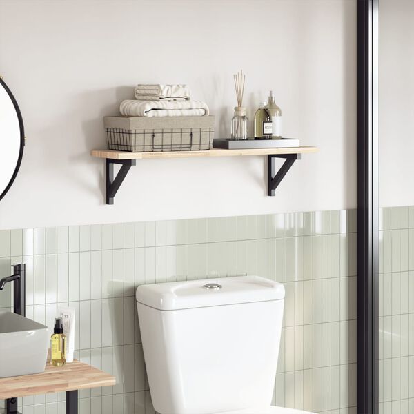 vidaXL Bordplate 80x20x2 cm rektangul&aelig;r heltre akasie