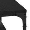 vidaXL Kaffebord Svart Eik 81 x 50 x 40 cm Konstruert tre