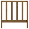 vidaXL Sengegavl honningbrun 106x4x100 cm heltre furu