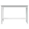 vidaXL Skrivebord Hvit 112 x 50 x 75 cm Massiv furu