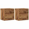 vidaXL Nattbord 2 stk gammelt tre 40x30x40 cm konstruert tre
