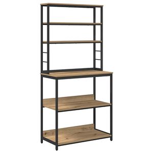 vidaXL Kj&oslash;kkenskap Artisan Eik 80 x 40 x 168 cm Konstruert tre