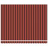 vidaXL Innvendbar Markise oransje og brun 400 × 300 cm Polyester