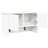 vidaXL Vegghengt kleshenger Hvit 50 x 20 x 30 cm Konstruert tre