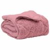 vidaXL Full &aring;r dyne Rosa 200 x 200 cm Mikrofiber og Teddy fleece