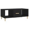 vidaXL Salongbord svart 102x50x40 cm konstruert tre