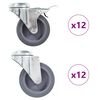 vidaXL Svinghjul med bolthull 24 stk 75 mm