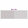 vidaXL Uttrekkbar sidemarkise 200x600 cm grå