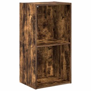 vidaXL Bokhylle r&oslash;kt eik 40x30x77 cm konstruert tre