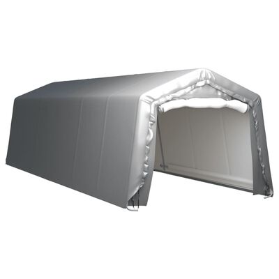 vidaXL Oppbevaringstelt 300x900 cm stål grå