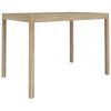 vidaXL Spisebord 110x70x75 cm heltre akasie