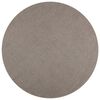 vidaXL Omr&aring;detepper Rund LUGO Krem og Taupe &Oslash; 160 CM Polyester