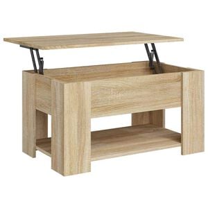 vidaXL Salongbord sonoma eik 79x49x41 cm konstruert tre