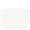 vidaXL Salongbord hvit 100x50x35 cm heltre furu