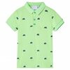 Poloskjorte for barn&nbsp;neongr&oslash;nn 116