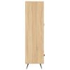 vidaXL Highboard sonoma eik 69,5x31x115 cm konstruert tre
