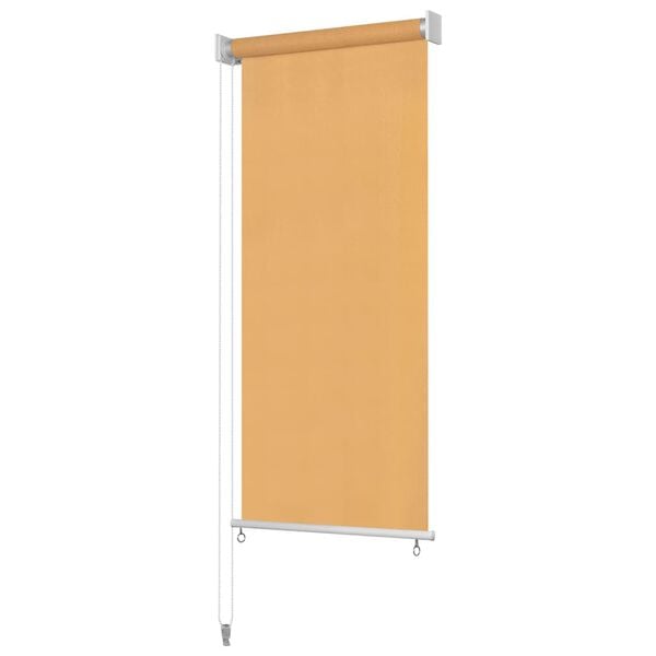 vidaXL Utend&oslash;rs rullegardin 60x230 cm beige