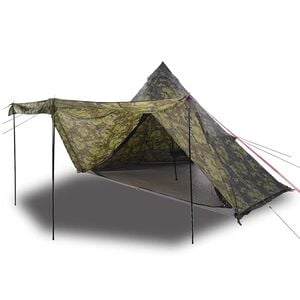 vidaXL Familietelt tipi for 8 personer kamuflasje vanntett