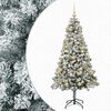 vidaXL Kunstig juletre med kuler 120 cm 150 LED-lys Varmhvit