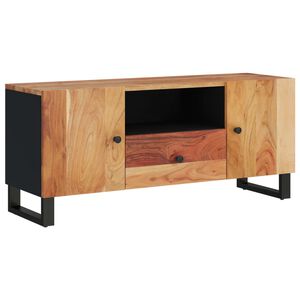 vidaXL TV-benk 105x33,5x46 cm heltre akasie og konstruert tre