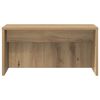 vidaXL Veggmontert skrivebord Veggmontert Artisan Eik 60 x 45 x 30 cm