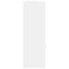 vidaXL Oppbevaringsskap hvit 60x29,5x90 cm konstruert tre