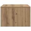 vidaXL Veggmontert skrivebord Veggmontert Artisan Eik 60 x 45 x 30 cm