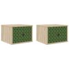 vidaXL Vegghengt nattbord GELEEN 2 stk. Sonoma eik 36 x 33 x 25 cm