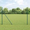 vidaXL Gjerdep&aring;le gr&oslash;nn 50 x 1,5 m (25 mm mesh) St&aring;l og PVC