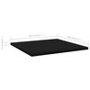 vidaXL Hylleplater 8 stk svart 40x40x1,5 cm sponplate