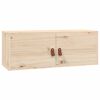 vidaXL Veggskap 80x30x30 cm heltre furu
