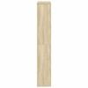 vidaXL Bokhylle sonoma eik 72x20x120,5 cm konstruert tre