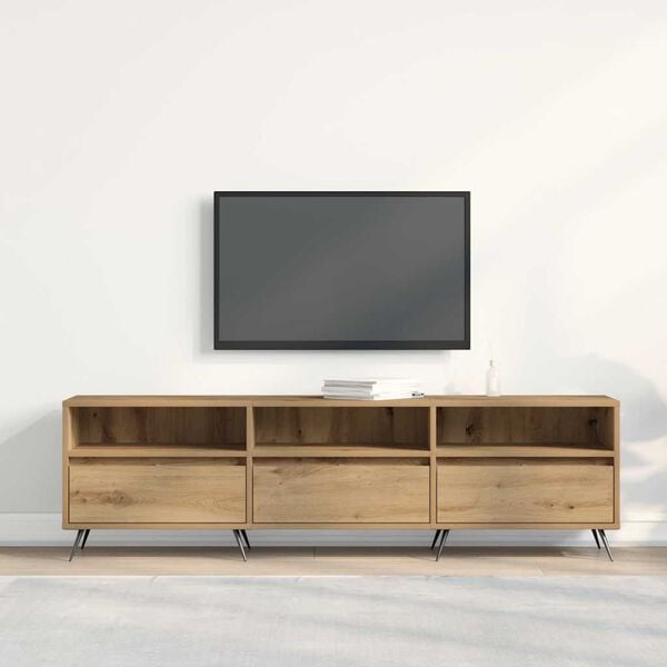 vidaXL TV-skap artisan eik 150 x 30 x 44,5 cm Konstruert tre