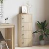 vidaXL Bokhylle sonoma eik 40x24x102 cm konstruert tre