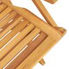 vidaXL Hagespisegruppe 5 deler heltre teak