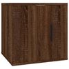vidaXL Vegghengt TV-benk brun eik 40x34,5x40 cm