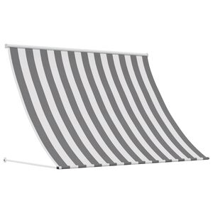 vidaXL Markise Antrasitt og Hvit 350 x 150 cm