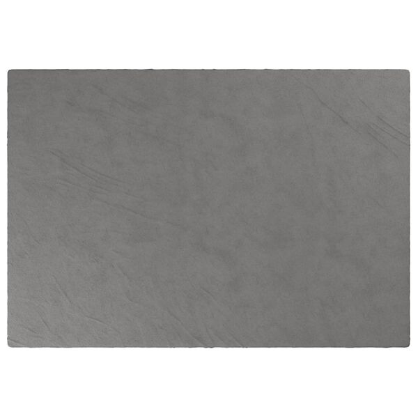 vidaXL Vektdyne med trekk gr&aring; 137x200 cm 10 kg stoff