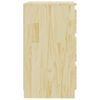 vidaXL Nattbord 60x36x64 cm heltre furu