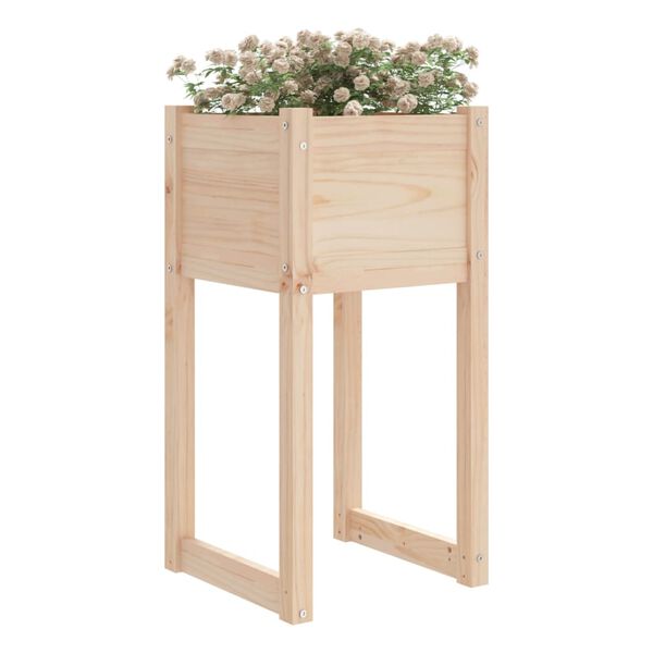 vidaXL Plantekasse 40x40x81 cm heltre furu