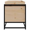 vidaXL Plantekasse 100x40x50 cm heltre furu