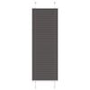 vidaXL plisségardin sort 40x100 cm Stoff Bredde 39,4 cm Polyester