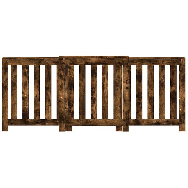 vidaXL Radiatordeksel r&oslash;kt eik 205x21,5x83,5 cm konstruert tre