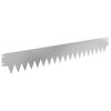 vidaXL Gjerdekant 10 pcs 103 x 15 cm metall S&oslash;lv