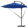 vidaXL Kantilever bananparasol asurblå 294 x 294 x 248 cm