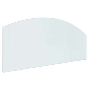 vidaXL Peisglassplate Gjennomsiktig 120 x 50 cm Glass