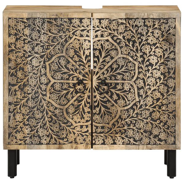 vidaXL Servantskap 62x33x58 cm heltre mango