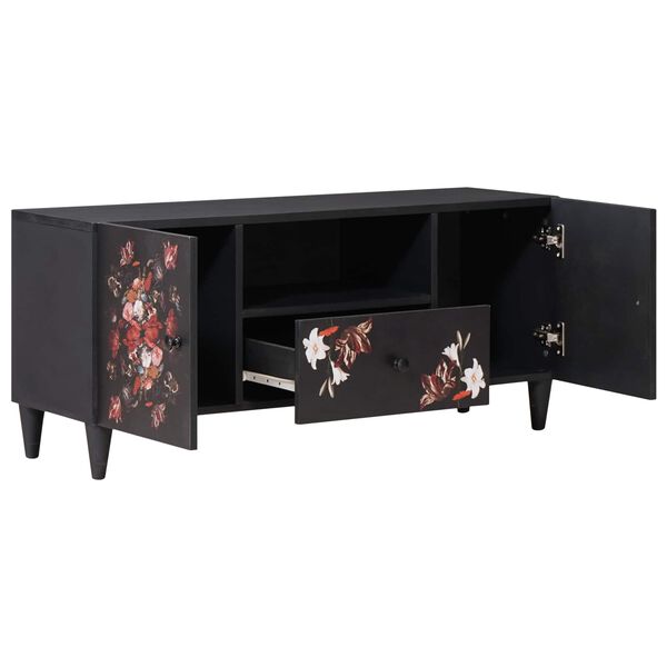 vidaXL Oppbevaringsskap Flerfarget 105 x 33,5 x 46 cm Massiv mango tre