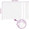 vidaXL Gjerdep&aring;le gr&oslash;nn 25 x 1,4 m (60 x 60 mm mesh) St&aring;l og PVC