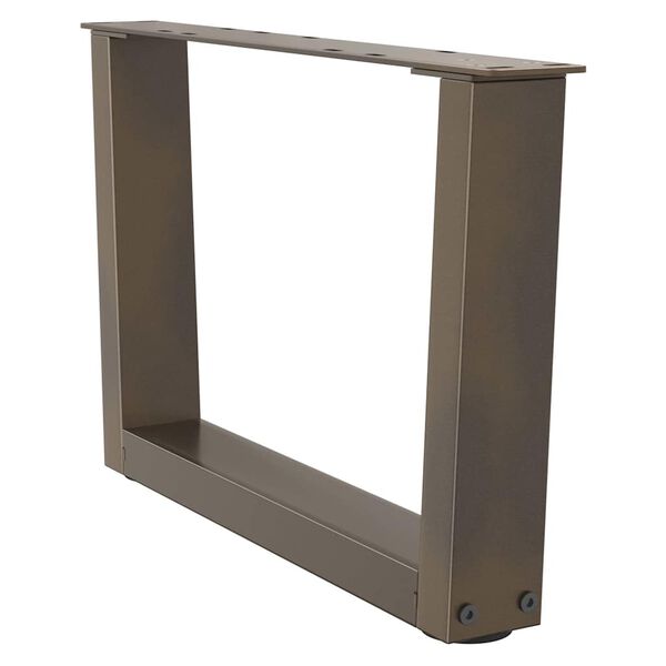 vidaXL Salongbordben V-formet 2 stk naturst&aring;l 60 x (30-31,3) cm st&aring;l